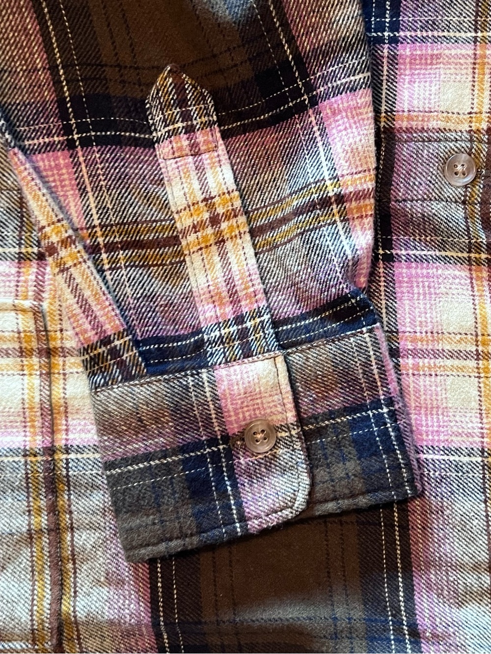Old Navy Plaid Button-Down Shirt Women’s Size Medium Rustic Fall Gorpcore - Picture 12 of 12